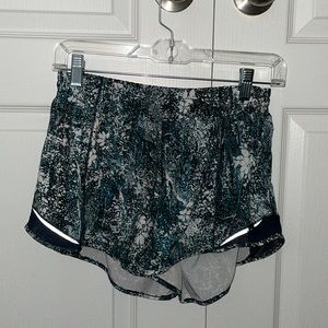 Lululemon Hotty Hot Size 8 tall shorts in good condition!